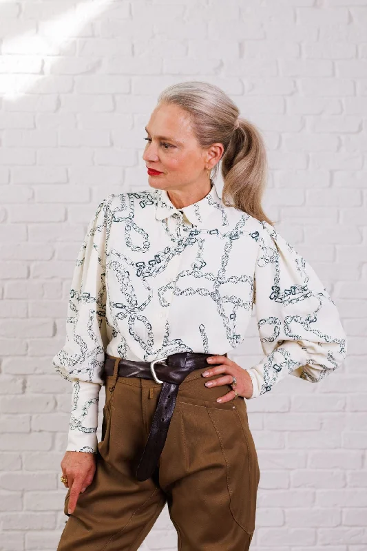 Lucia Crepe Blouse Modern Work Blouse