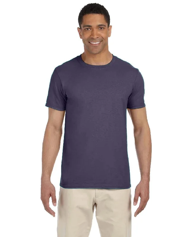 Gildan SoftStyle T-Shirt | Blackberry Fleece Fabric Down Fabric Feather Fabric