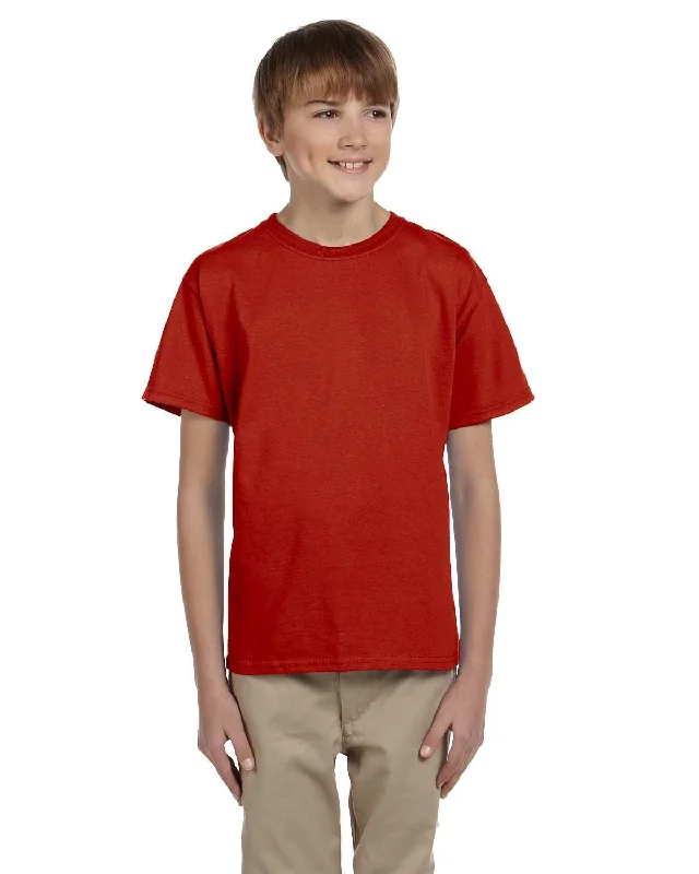 Hanes Youth Heavyweight 50/50 T-Shirts | Deep Red Zippered Front Buttoned Front Snap Front Hanes Youth Heavyweight 50/50 T-Shirts | Deep Red Zippered Front Buttoned Front Snap Front