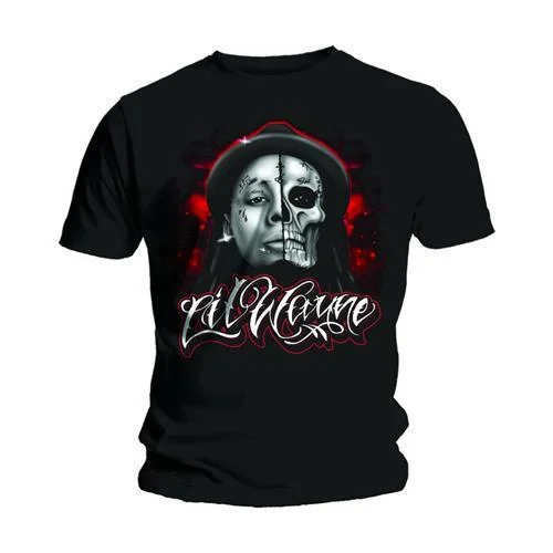 Lil Wayne T-Shirt: Skull Sketch Cozy Warm Stylish