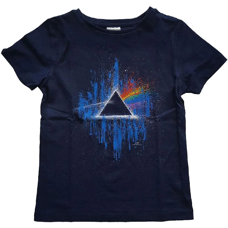 Pink Floyd T-Shirt: Dark Side of The Moon Splatter Cotton Fabric Linen Fabric Terry Fabric