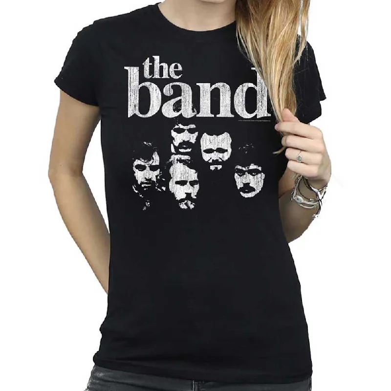 The Band Ladies T-Shirt: Heads Sequined Glittery Shiny