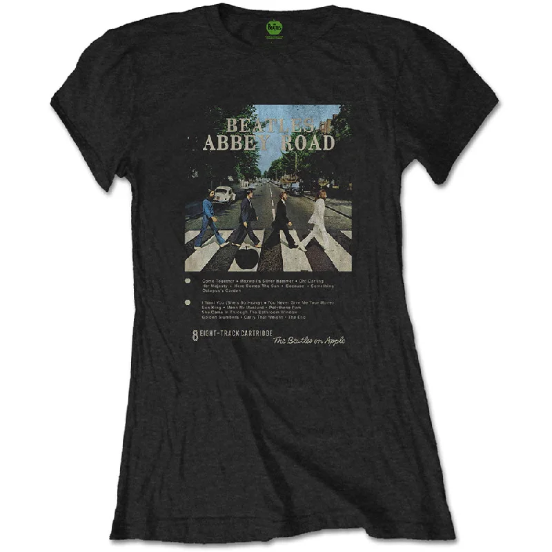 The Beatles Ladies T-Shirt: Abbey Road 8 Track Cozy Warm Stylish