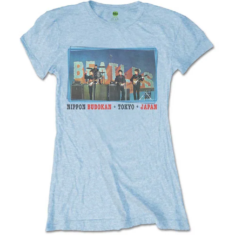 The Beatles Ladies T-Shirt: Nippon Budokan Asymmetrical Pockets Print