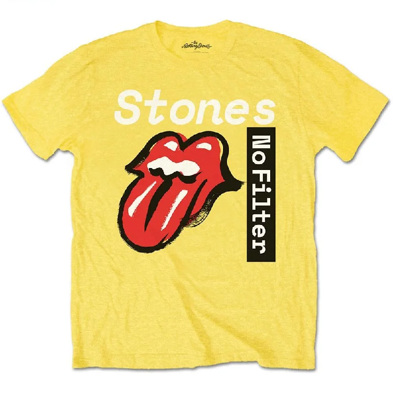 The Rolling Stones Kids T-Shirt: No Filter Text Plaid T-Shirt Polka Dot Checkered