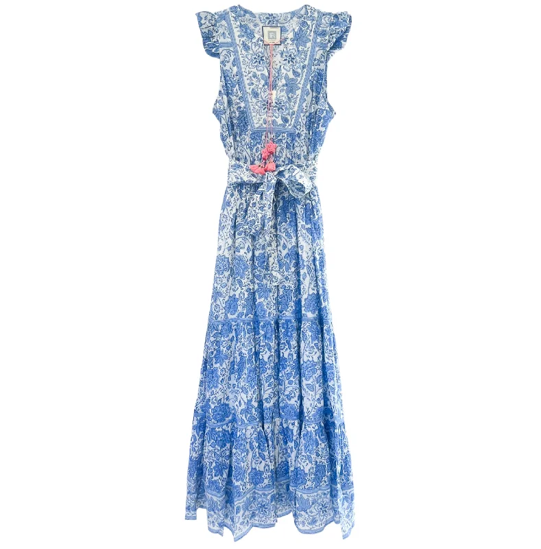 Lola Maxi Dress Trendy Off-Shoulder Ruffle Maxi Dress