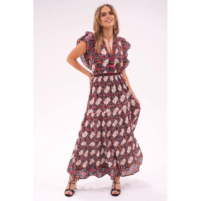 Phoebe Maxi Dress - Preorder Fashionable Button-Down Maxi Dress