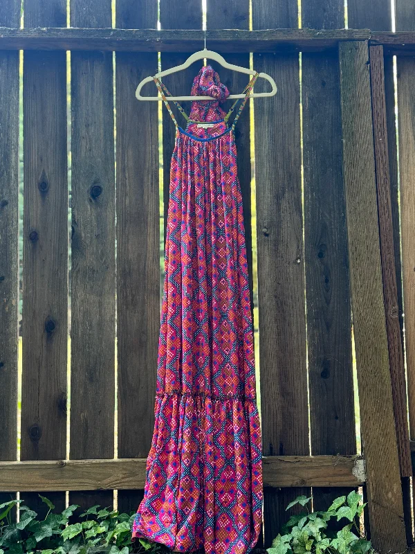 Topanga Maxi Dress - L - Handicraft Elegant Silk Maxi Dress