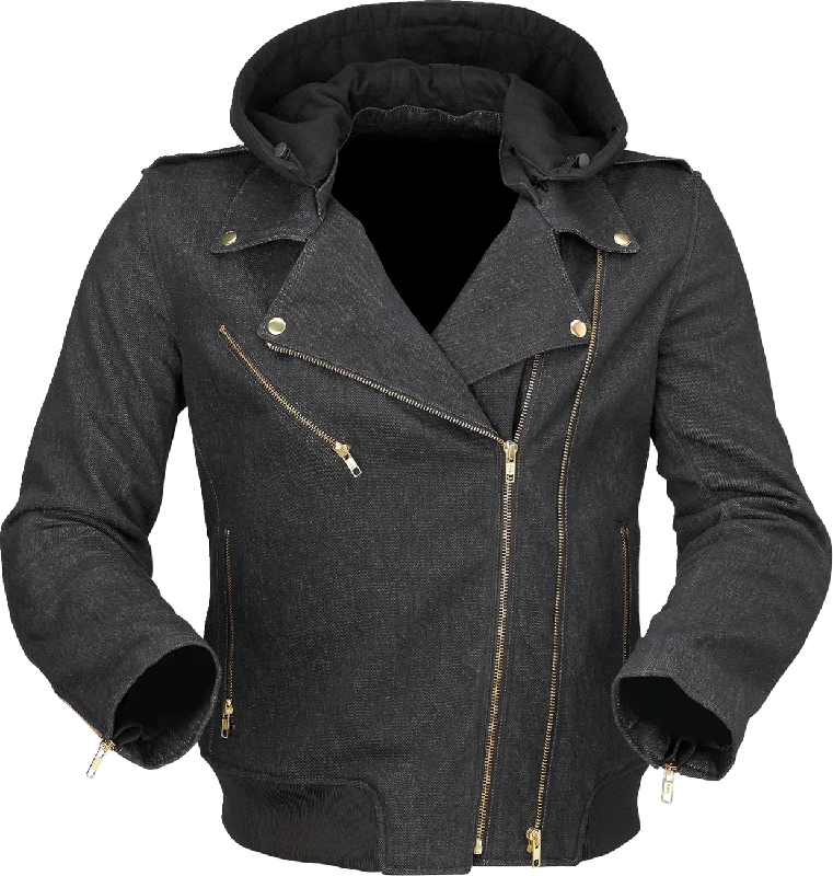 Z1R Women's Blinker Jacket - Black - XS 2822-1505 Hooded Jacket Caped Jacket Shawl Collar Jacket