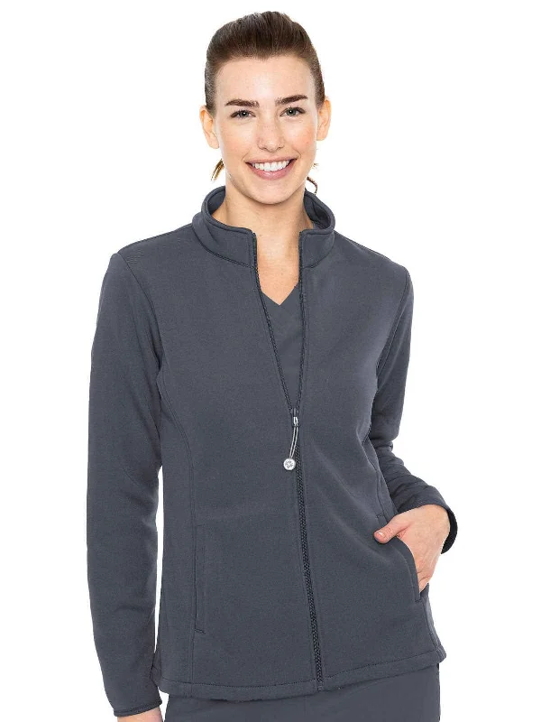 Activate - Women's Med Tech Zip Front Solid Scrub Jacket Welt Pockets Slit Pockets Flap Pockets Activate - Women's Med Tech Zip Front Solid Scrub Jacket Welt Pockets Slit Pockets Flap Pockets