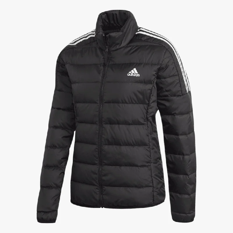 adidas Womens Essentials Down Jacket Black Oversized Jacket Tailored Jacket Straight Jacket