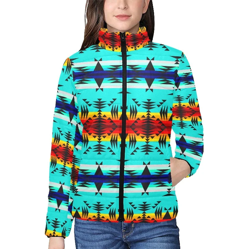 Between the Mountains Women's Stand Collar Padded Jacket Trench Coat Raincoat Waterproof Jacket Between the Mountains Women's Stand Collar Padded Jacket Trench Coat Raincoat Waterproof Jacket