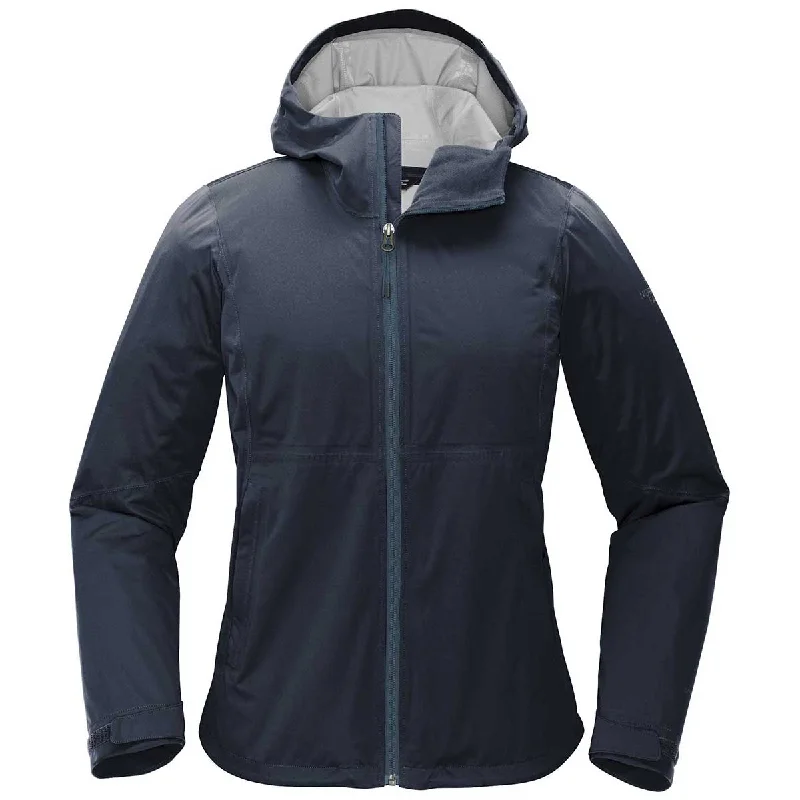 The North Face Women's Urban Navy All-Weather DryVent Stretch Jacket Hoodie Zip-Up Jacket Button-Up Jacket