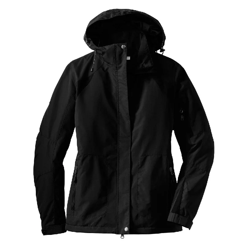 Port Authority Women's Black All Season II Jacket Fleece Jacket Down Jacket Feather Jacket