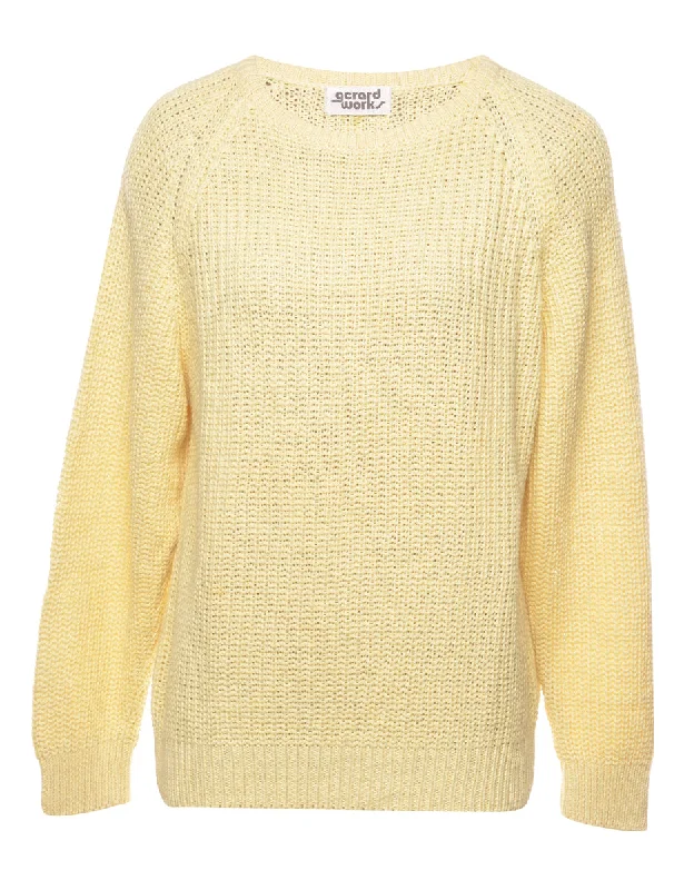 Cable Knit Jumper - L Nylon Fabric Polyester Fabric Spandex Fabric