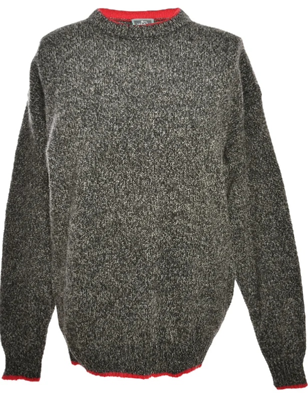 Grey Woolrich Jumper - L Chenille Fabric Brocade Fabric Lace Fabric