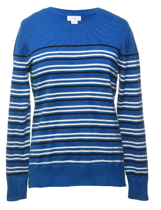 Liz Claiborne Jumper - L Print Jacquard Patchwork