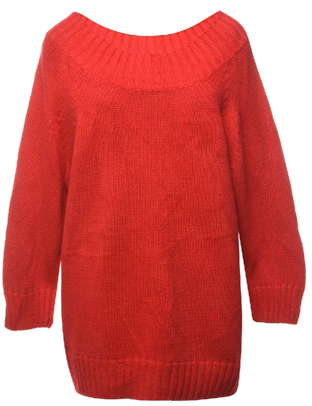 Red Jumper - M Lightweight Heavyweight Midweight