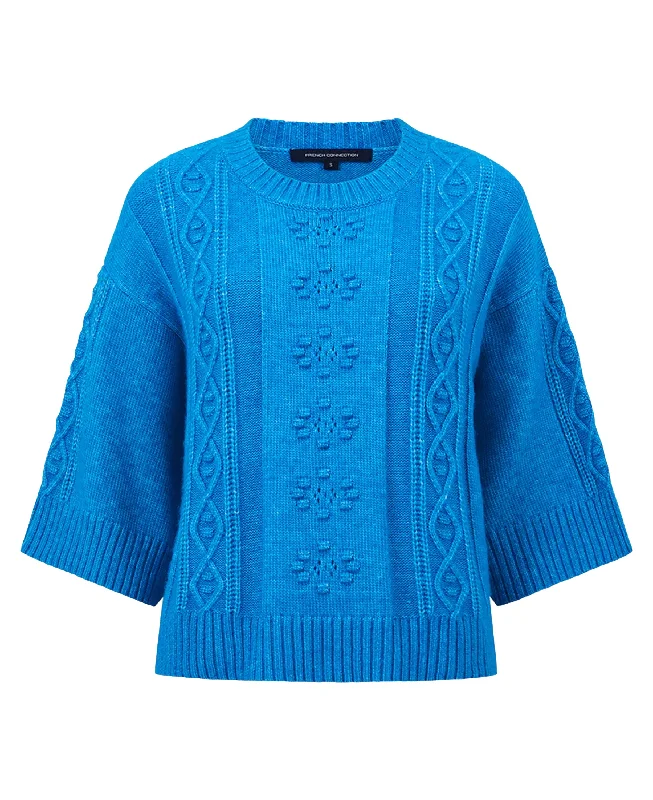 Kitty Jumper - Blue Jewel Machine Wash Dry Clean Hand Wash