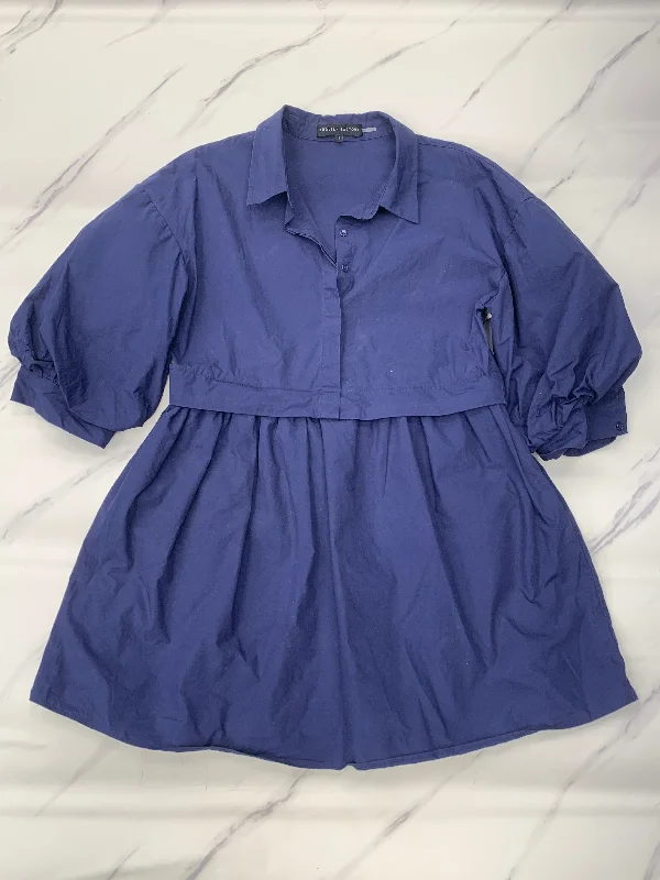 Dress Casual Short By English Factory In Blue, Size: S