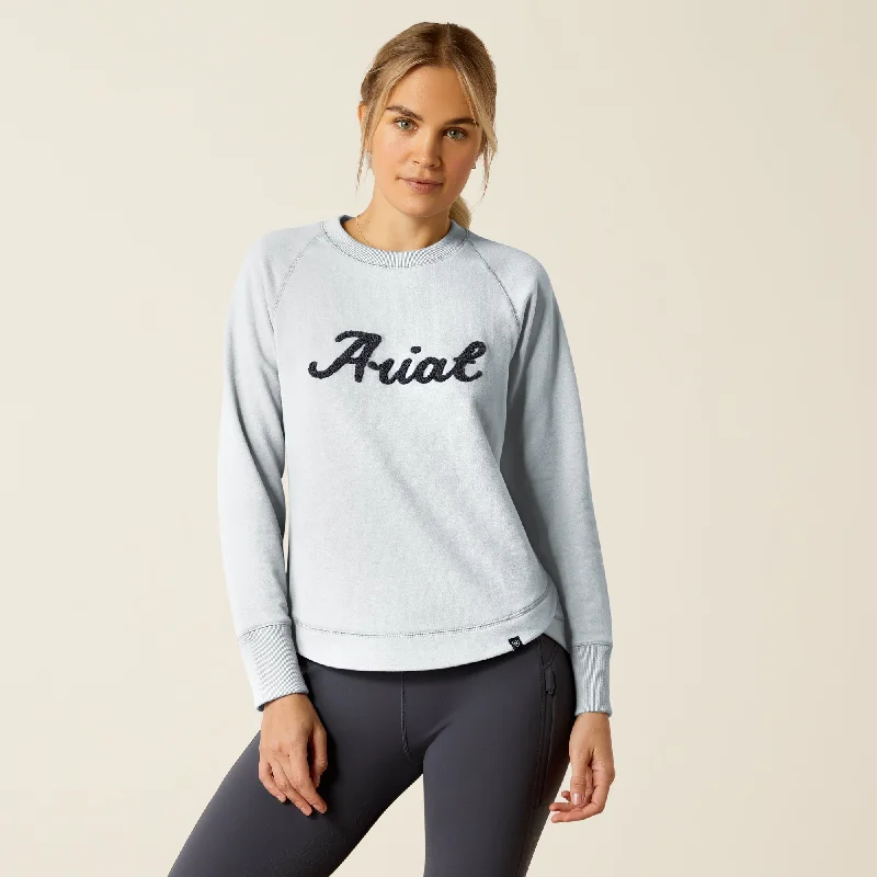 Ariat Ladies Benicia Sweatshirt Hoodie with Metallic Shiny Futuristic