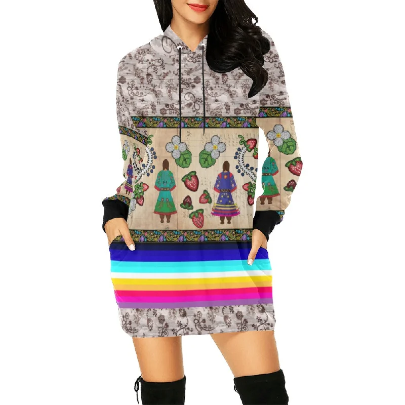 Aunties Gifts Hoodie Dress Hoodie Crop Top Short Trendy