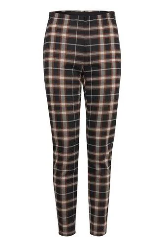 B.young Plaid Pants Slim-Fit Leggings