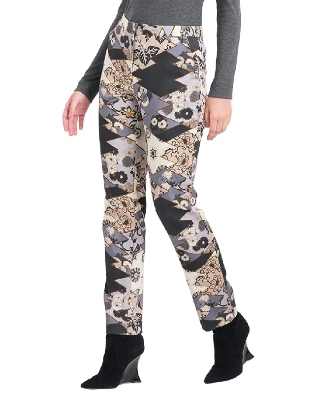 Natori Patchwork Pant Comfortable Jogging Pants