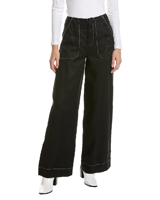 Staud Park Linen Pant Stylish Harem Pants