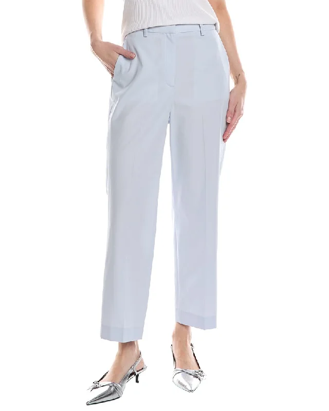 Theory High-Waist Straight Pant Relaxed Casual Leggings