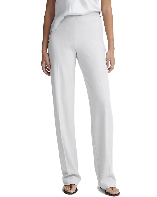 Vince High Rise Cozy Wool-Blend Wide Leg Pant Classic Chino Pants