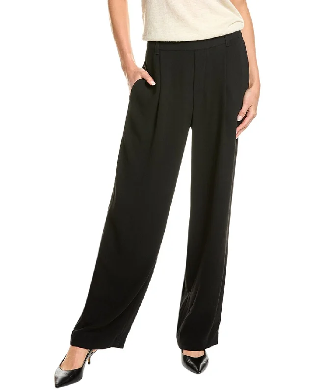 Vince Straight Pull-On Pant Elegant Trouser Pants