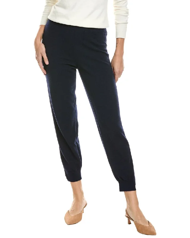 Stella Mccartney Incrusted Lace Cashmere & Wool-Blend Pant High-Waist Jogger Pants