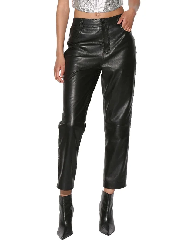 Walter Baker Smith Leather Pant Relaxed Casual Leggings