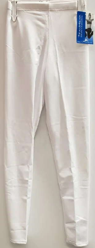 Dayanna -- Women's Ankle Pants -- White Fashionable Tapered Leg Pants