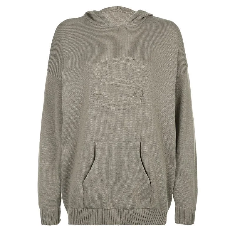 Knitted solid pocket long sleeve hoodie top Hoodie with Contrast Stitching Detailed Premium Knitted solid pocket long sleeve hoodie top Hoodie with Contrast Stitching Detailed Premium