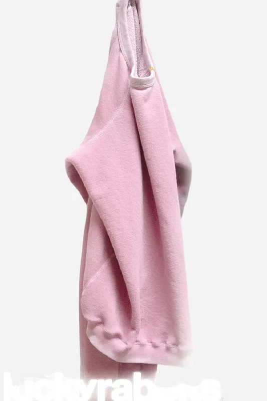 Free City Lucky Rabbits Sweatshirt in Ballerina Rabbit Hoodie with Longline Fit Extended Stylish