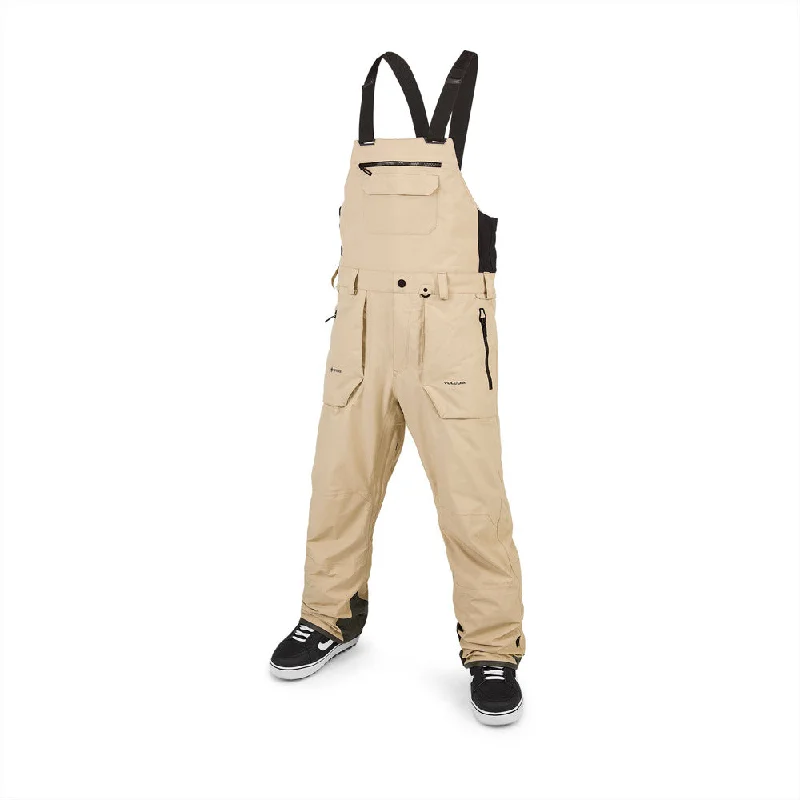 Rain Gore-Tex Bib Snowboard Pants Stylish Paperbag Waist Pants