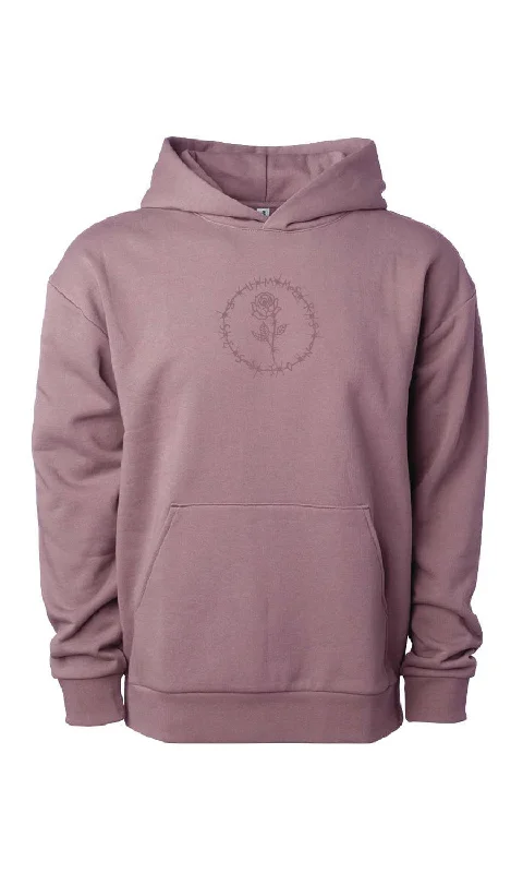 Rose Hoodie Hoodie with Relaxed Fit Easy Casual