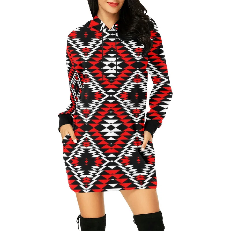 Taos Wool Hoodie Dress Hoodie with Strings Custom Fit Adjustable