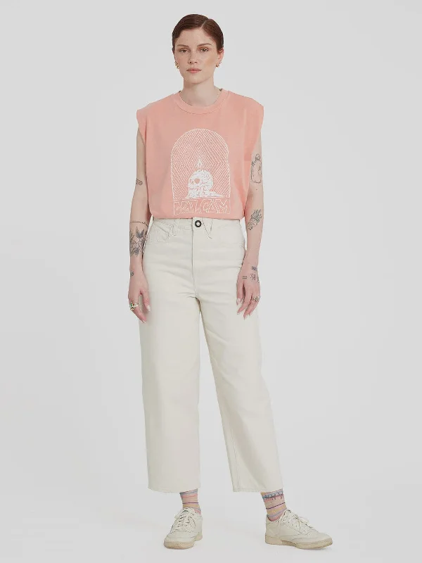Volcom Weellow Denim Pant Trendy Printed Leggings