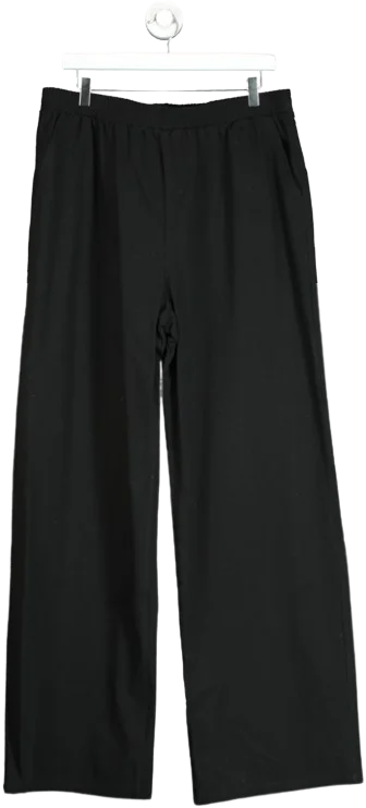 Adanola Black Cotton Pull On Pants UK XXL Classic Straight-Leg Pants