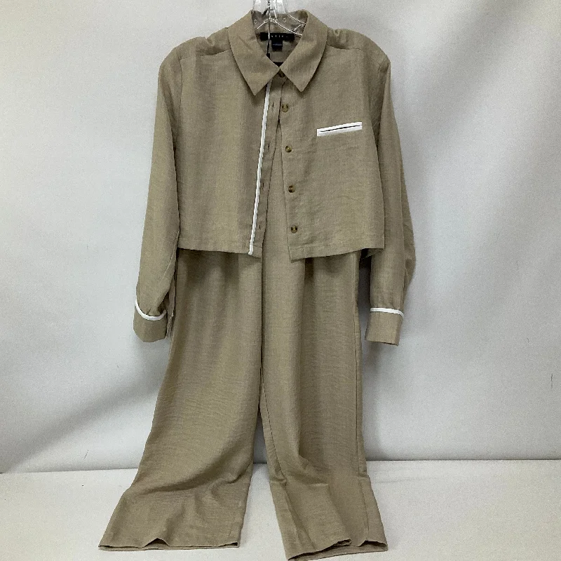 Pants Set 2pc By Cmc In Taupe, Size: Xs Comfortable Denim Pants