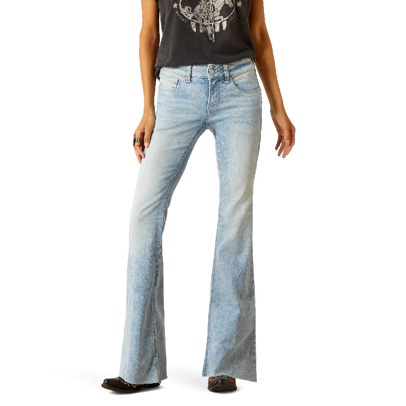 Ariat Women's Perfect Rise Jimena Flare Jean Chic Vintage-Inspired Denim Jeans