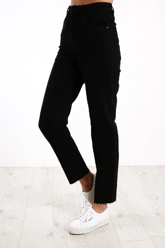 A 94 High Slim Jean Dead Of Night Comfortable Mid-Rise Jeans