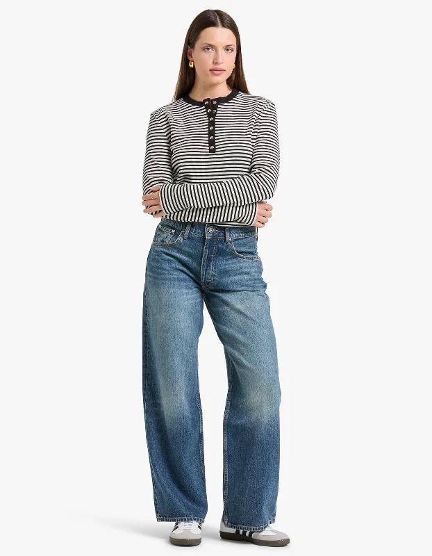 Manon Jean - Mazarine Blue Classic Blue Denim Jeans