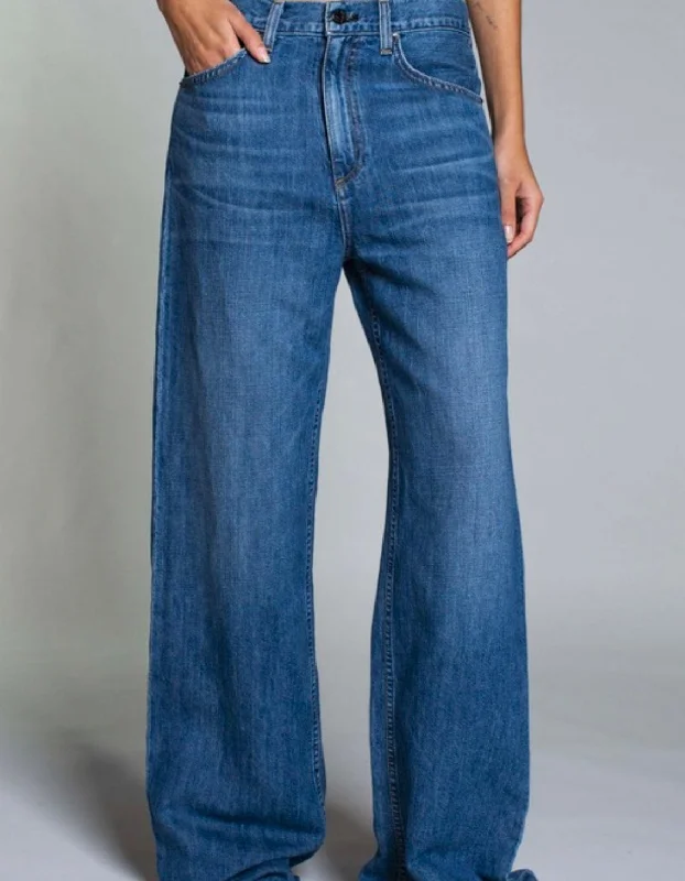 "Boom" Wide Leg Jean Chic Vintage-Inspired Denim Jeans