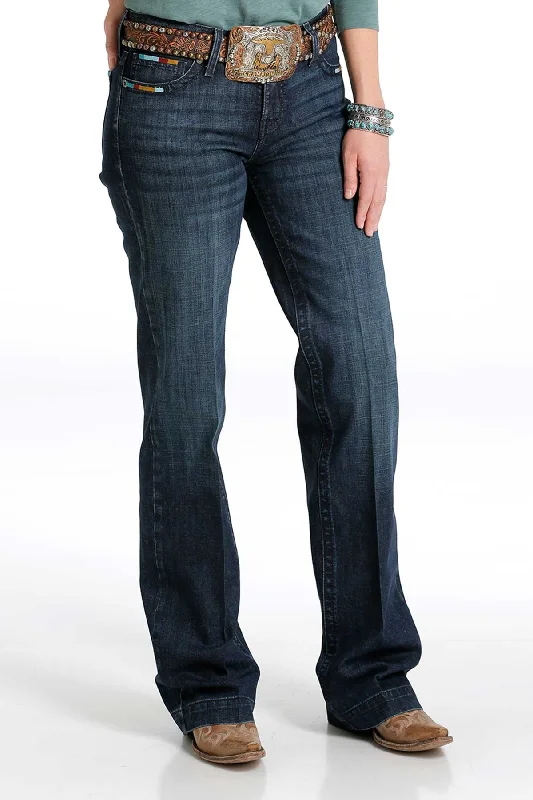 Women's Cinch Hayley Jean #CB70654001 Trendy Button-Up High-Waist Jeans