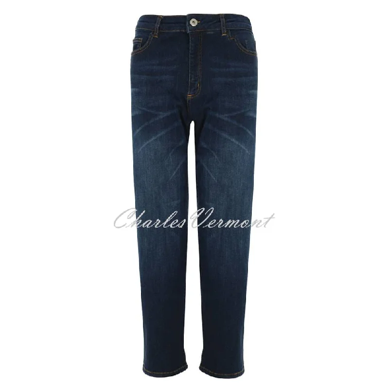 Dolcezza Relaxed Fit 'Mom' Jean - Style 72405 (Denim Blue) Stylish Relaxed Fit Skinny Jeans