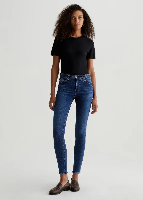 Farrah High Rise Skinny Jean Casual Wide-Legged Denim Jeans